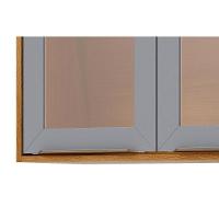 Armário Aéreo P- Cozinha Brilhante C- 2 Portas 80cm Cinamomo-off White - Mgm