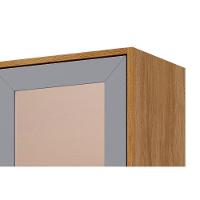 Armário Aéreo P- Cozinha Brilhante C- 2 Portas 80cm Cinamomo-off White - Mgm - 5