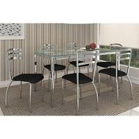 Cadeira Sala De Jantar Portugal 2c007cr Aço Kit 2 Un Cromado-boucle Bege Fendi - Kappesberg - 4