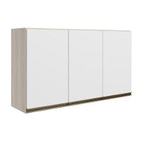 Armario Aereo 3 Portas Mdf 120 Cm Kali 12197 Bianco Toq Branco Uv Nicioli Bianco Toq Branco Uv - 1