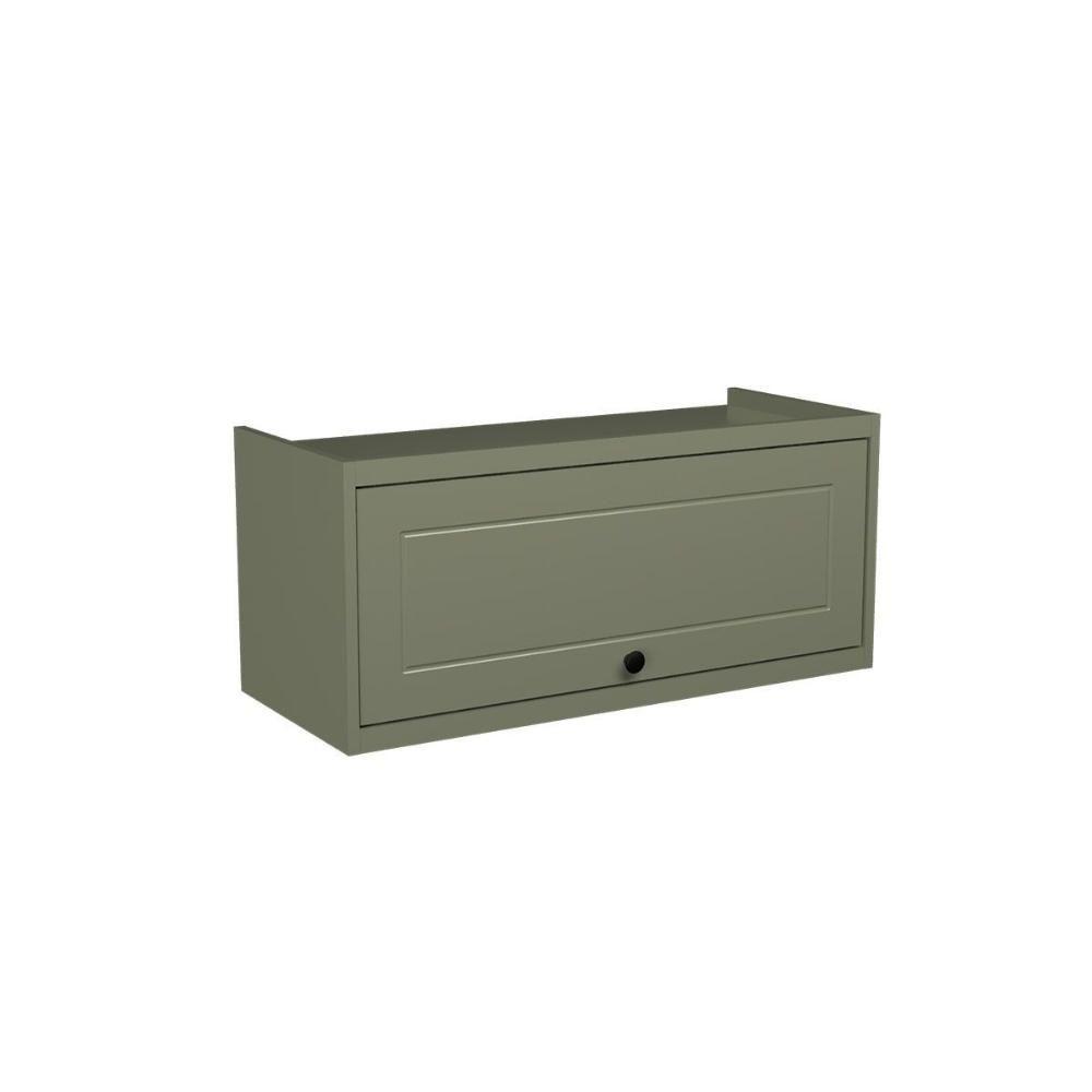 Armário Aéreo P- Cozinha évora Ph 3124 C- 1 Porta Basculante 80cm Verde - Herval - 1