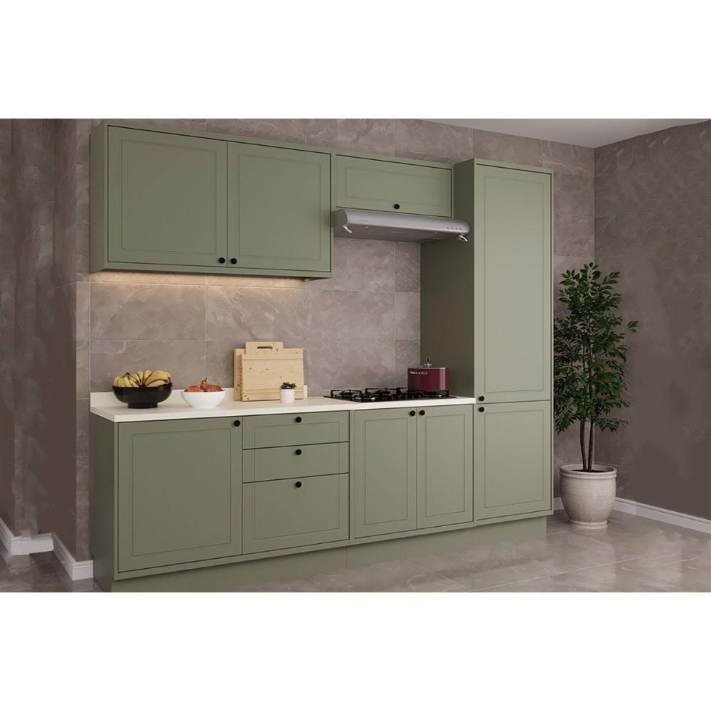 Armário Aéreo P- Cozinha évora Ph 3124 C- 1 Porta Basculante 80cm Verde - Herval - 6