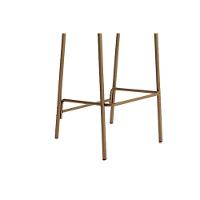 Banqueta Sala De Jantar Duo 1753 Kit 4 Un Rose-linho Areia-ano Caramelo - Carraro - 5