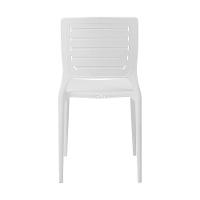 Cadeira Empilhável Saturno Branca Em Polipropileno Acrilys - 4