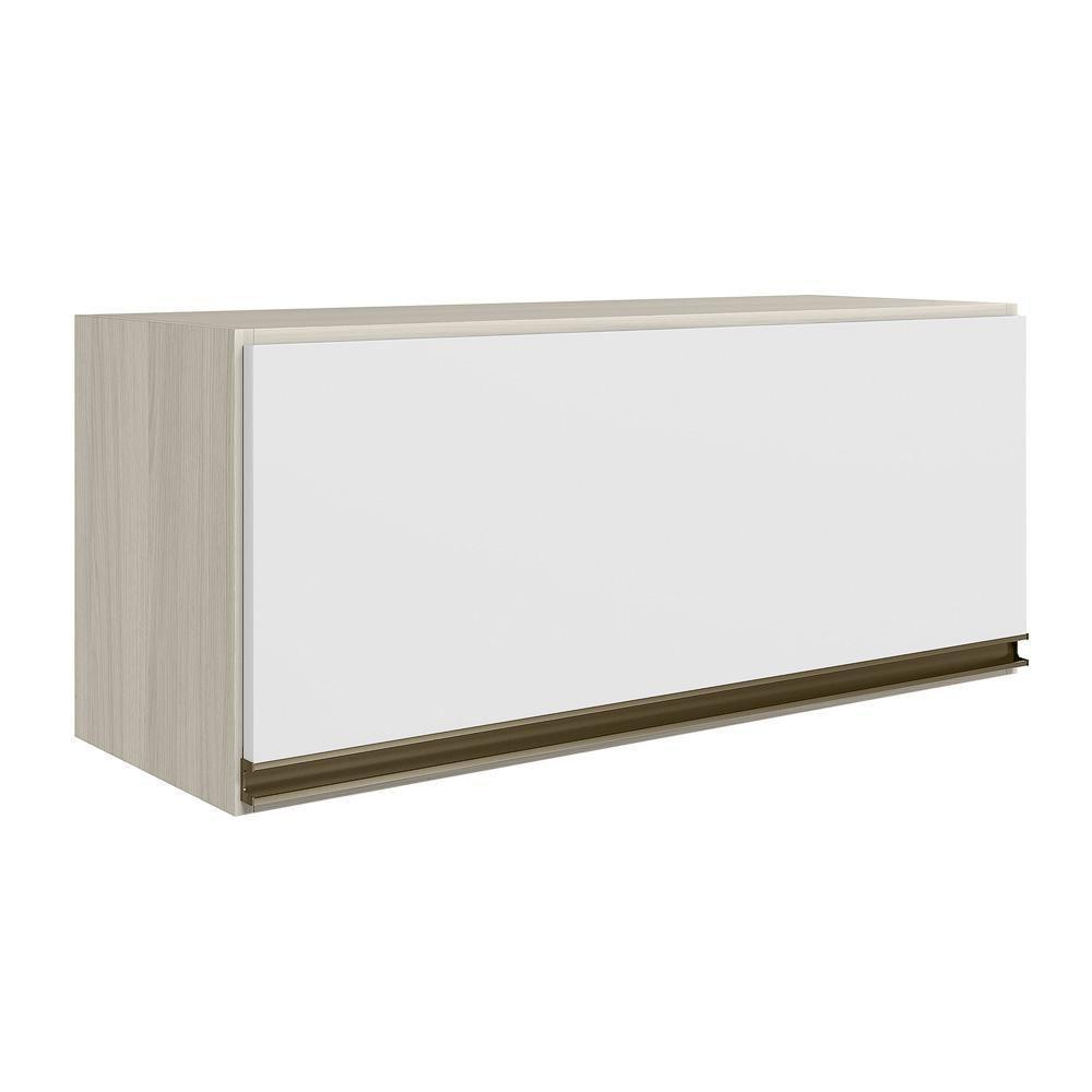 Armario Aereo Basc Mdf 70 Cm Kali 16339 Bianco Toq Branco Uv Nicioli Bianco Toq Branco Uv - 1
