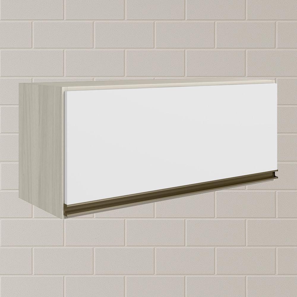 Armario Aereo Basc Mdf 70 Cm Kali 16339 Bianco Toq Branco Uv Nicioli Bianco Toq Branco Uv - 2