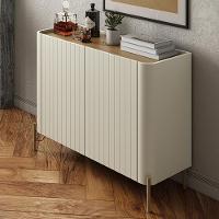 Buffet Sala De Jantar 2 Portas Brise 1 Gaveta Pés Industrial Dourado Naim I03 Luna Louro - Lyam - 2