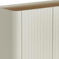 Buffet Sala De Jantar 2 Portas Brise 1 Gaveta Pés Industrial Dourado Naim I03 Luna Louro - Lyam - 9