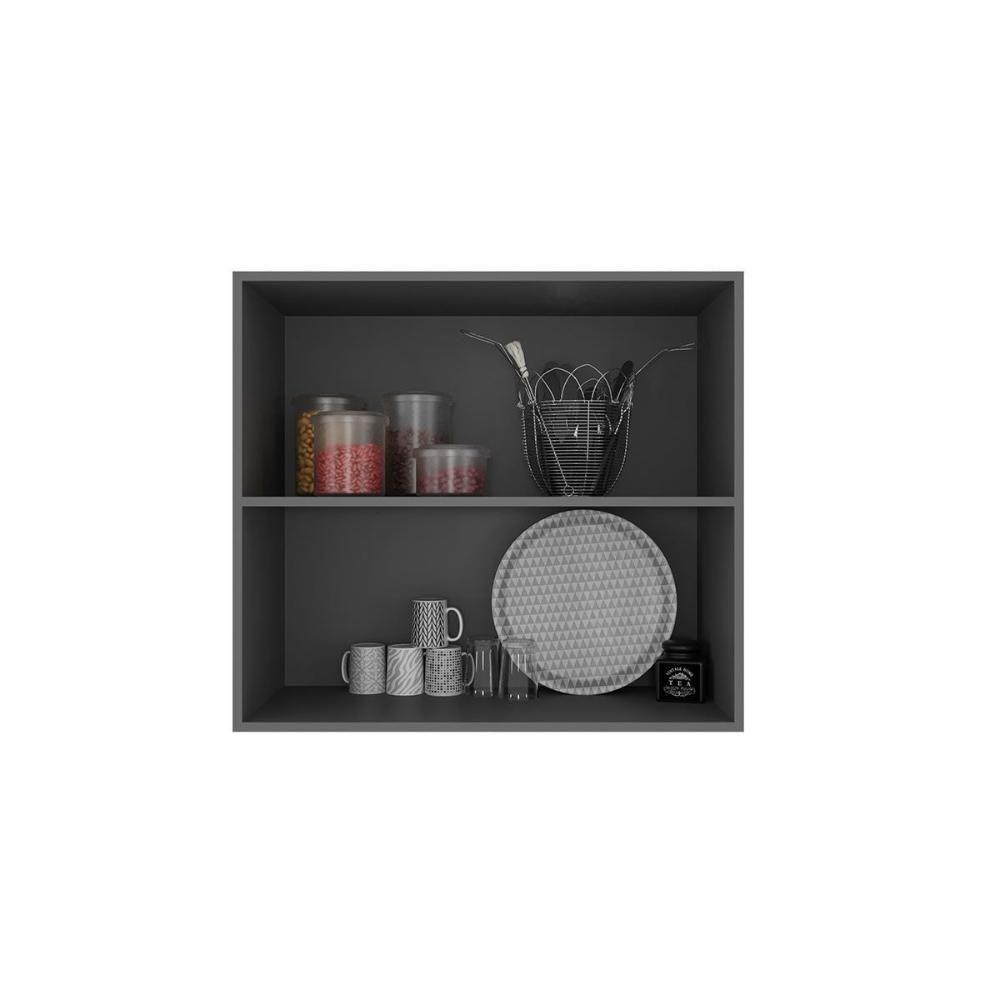 Armário Aéreo P- Cozinha Amsterdam Ph 3103 C- 2 Portas 80cm Off White - Herval - 3