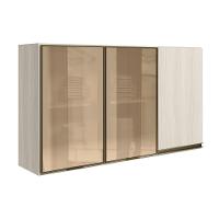 Armario Aereo 3p Vid Mdf 120cm Kali 1219764 Bianco Toq Bianco Toq Nicioli Bianco Toq Bianco Toq - 1