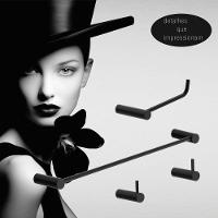 Kit Acessório Para Banheiro Preto Fosco 4 Peças Grego Metal 2050or - 2