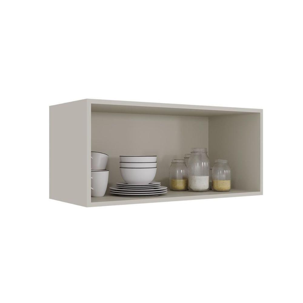 Armário Aéreo P- Cozinha Amsterdam Ph 3104 C- 1 Porta Basculante 80cm Grafite - Herval - 2