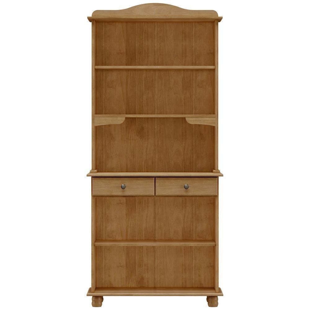 Armário De Cozinha Rústico Com Cristaleira 4 Portas 2 Gavetas Lazuli F06 Freijó - Lyam Decor - 3