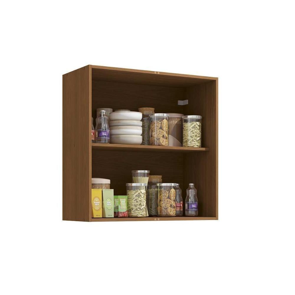 Armário Aéreo P- Cozinha Vibra T644 C- 2 Portas 80cm Canela-verde Pistache Lacca - Kappesberg - 3