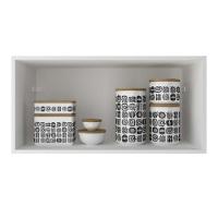 Armário De Geladeira P- Cozinha Cz-3316 C- 1 Porta Basculante 80cm Branco - Tecno Mobili - 3