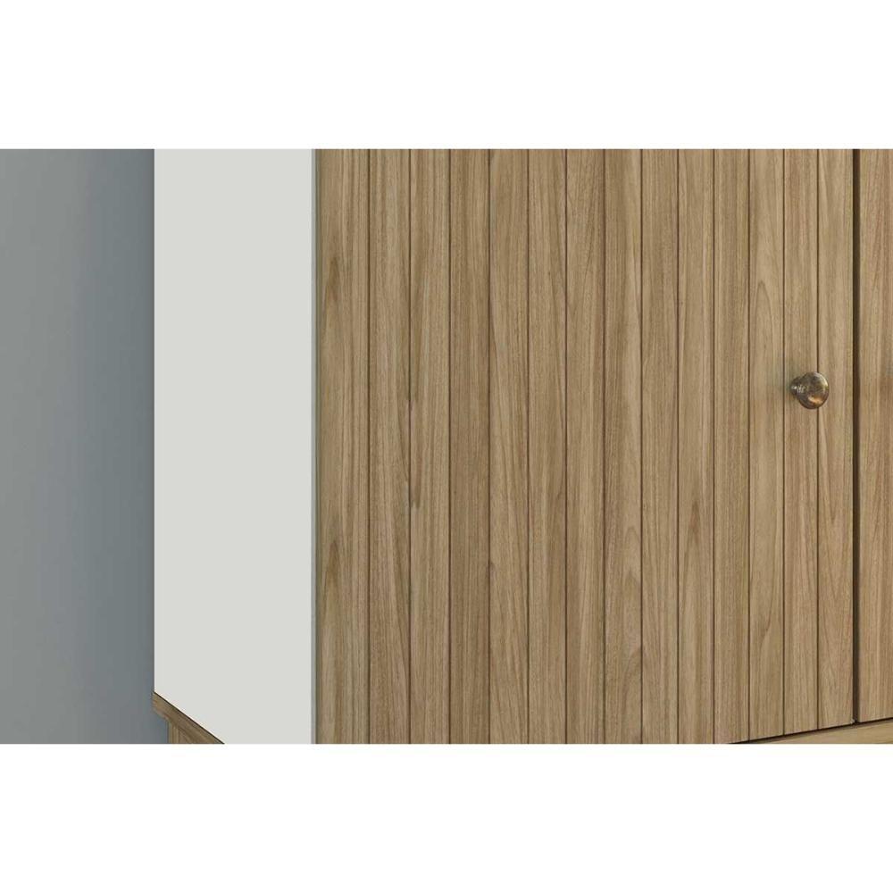 Aparador De Sala Jantar Mb 1062 C- 2 Portas Mel-off White - Movelbento - 4