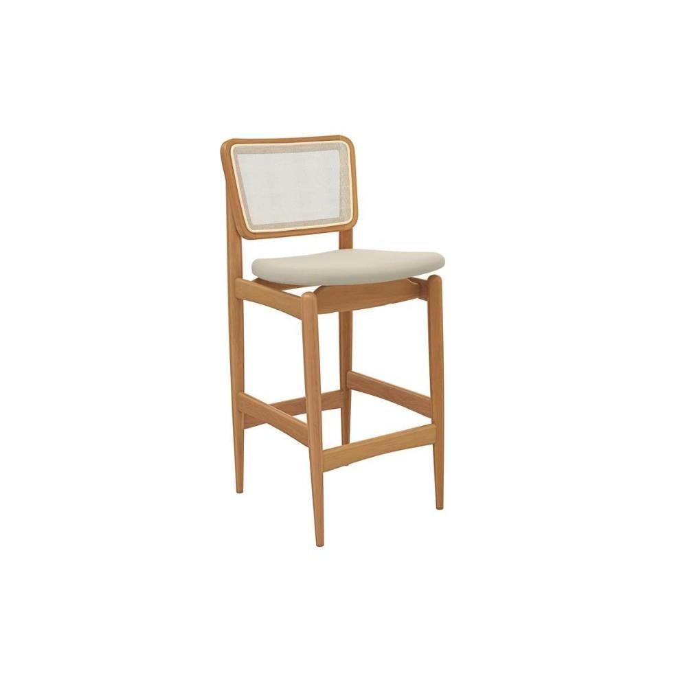 Banqueta Sala De Jantar Liz 1bmm009ca Premium Madeira Maciça 1 Un Carvalho-linho Bege Argila-tela Bege - Kappesberg - 1