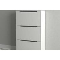 Armário Sapateira Casal Sa-3405 C- 3 Portas Branco - Tecno Mobili - 5