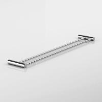 Porta Toalha Toalheiro Duplo Para Banheiro Alto Brilho Orion 70cm - 3