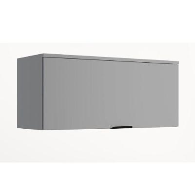 Armário De Geladeira P- Cozinha Alpha 2503 C- 1 Porta Basculante 80cm Cinza - Carraro