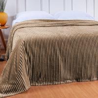 Cobertor Canelado Plus Queen 1 Peça 100% Poliéster - Castor - 1