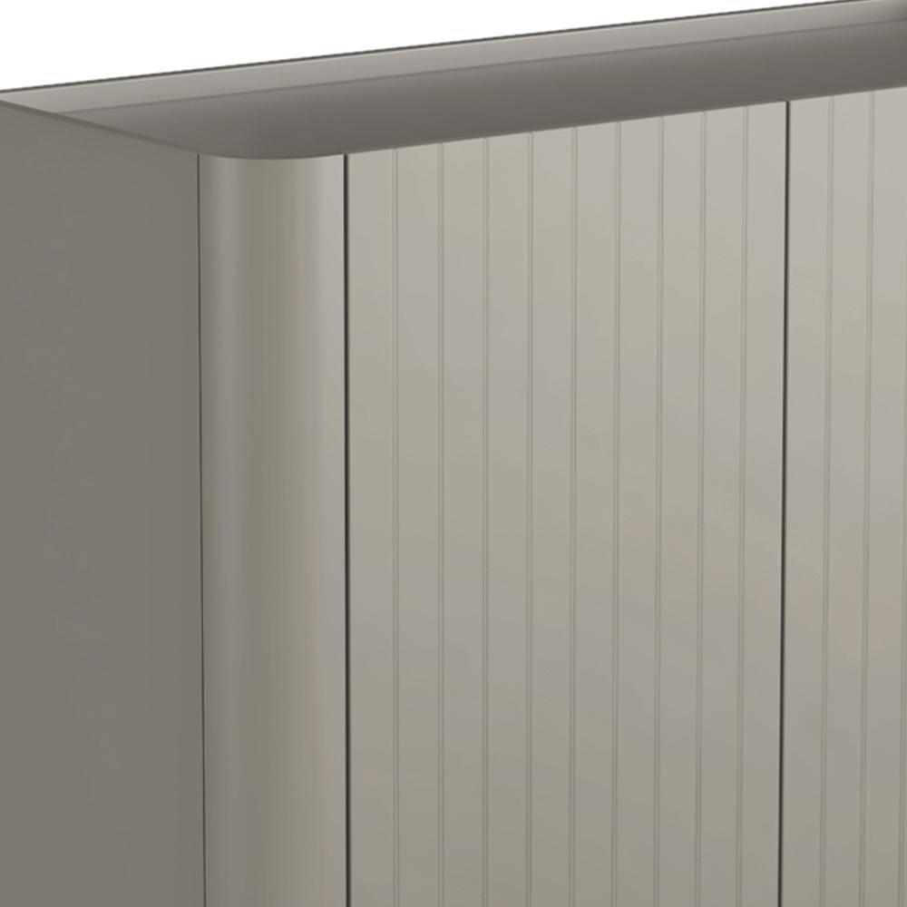 Buffet Sala De Jantar 2 Portas Brise 1 Gaveta Pés Industrial Dourado Naim I03 Grigio - Lyam - 8