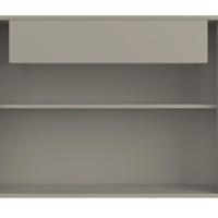 Buffet Sala De Jantar 2 Portas Brise 1 Gaveta Pés Industrial Dourado Naim I03 Grigio - Lyam - 6