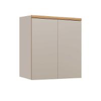 Armário Suspenso Cozinha Aéreo 2 Portas 80cm Gris Jequitibá - 2