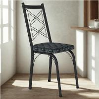 Cadeira Tubular Europa 143 Preto Assento Mosaico Silver Artef Mosaico Silver - 5