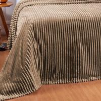 Cobertor Canelado Plus Queen 1 Peça 100% Poliéster - Castor - 2