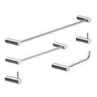 Kit Acessórios Para Banheiro Escovado 5 Peças Grego Metal 2070or - 1