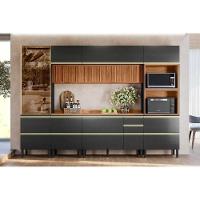 Armário Aéreo P- Cozinha Proença C- 2 Portas Basculante (1 Ripada) 60cm Nogueira Touch-nude Prime - Demóbile - 7