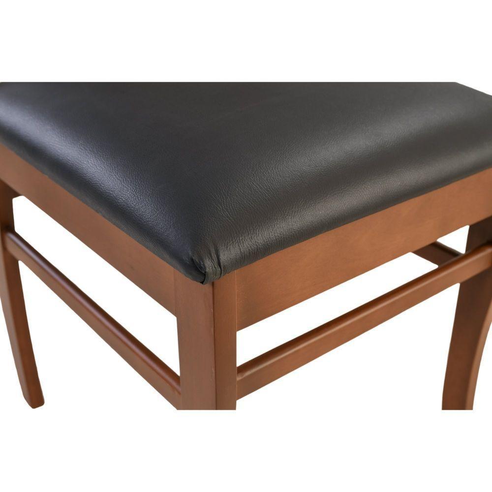 Cadeira Dubai Madeira Maciça Sala Jantar Castanho - 6