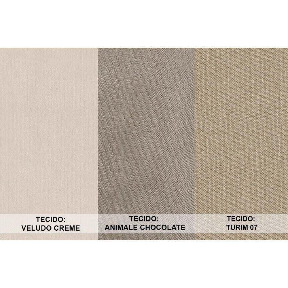 Cadeira Sala De Jantar Dafne Kit 2 Un Naturalle-suede Marrom - Rufato - 8