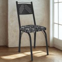 Cadeira Tubular Europa 151 Preto Assento Mosaico Silver Artef Mosaico Silver - 2