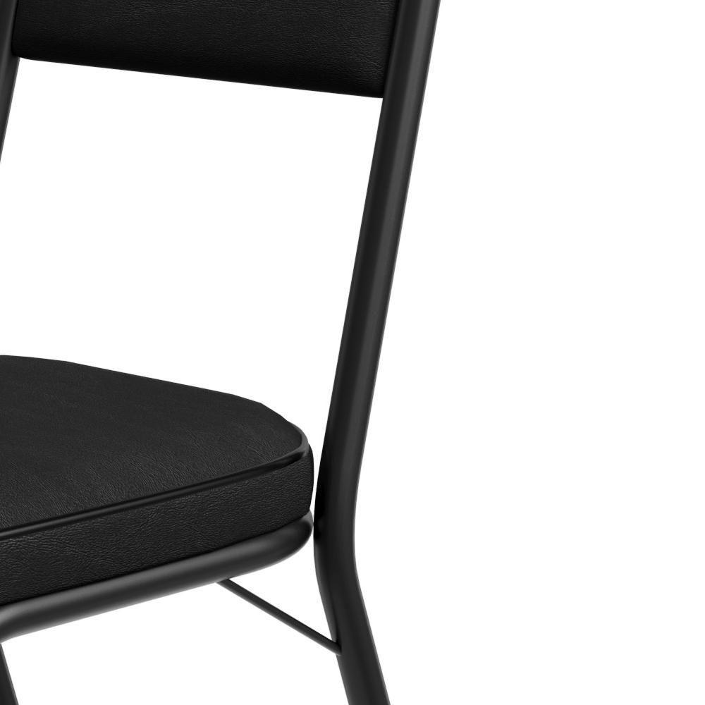 Cadeira Tubular Europa 258 Preto Assento Preto Artef Preto - 4