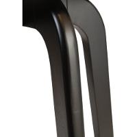 Banqueta Bnaco Alto Bar Madeira Maciça Preto Assento Redondo Sued - 7