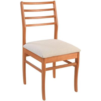 Cadeira Dubai Madeira Maciça Sala Jantar Amêndoa