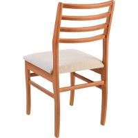 Cadeira Dubai Madeira Maciça Sala Jantar Amêndoa - 5