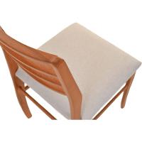 Cadeira Dubai Madeira Maciça Sala Jantar Amêndoa - 7