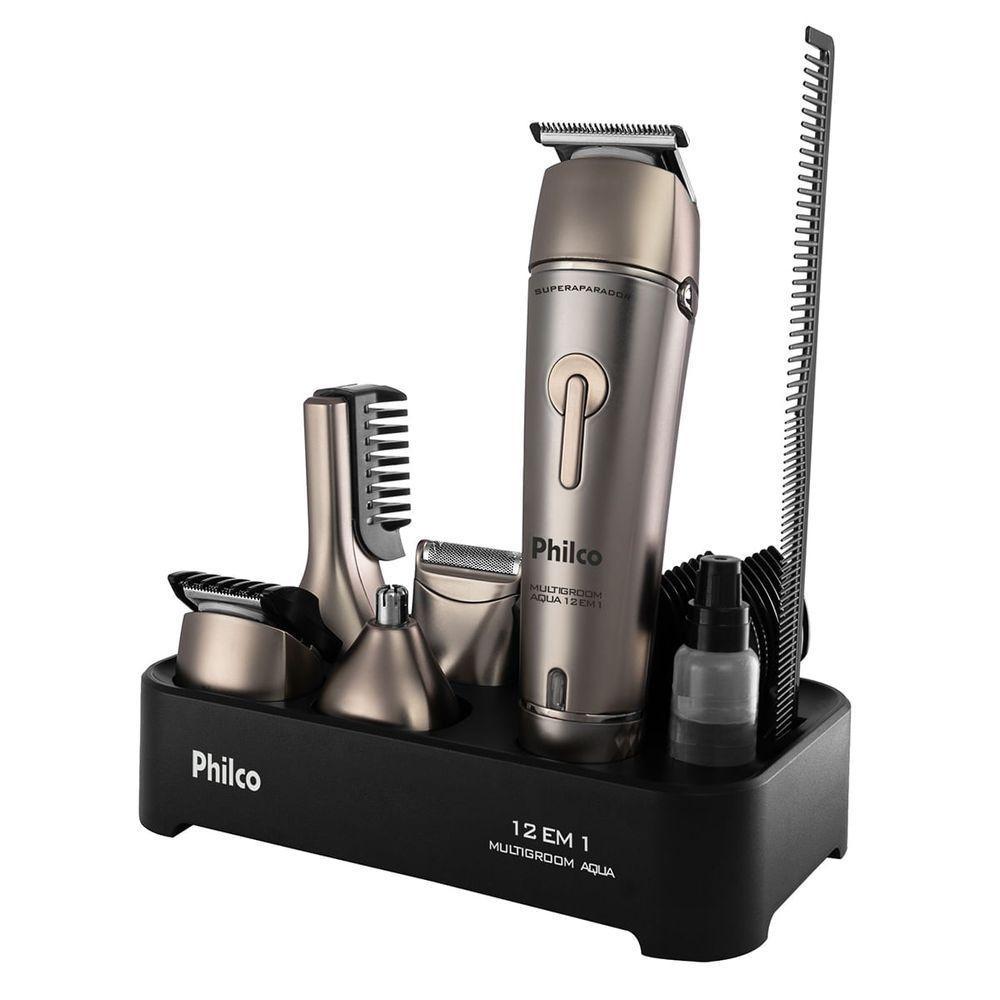 Aparador De Pelos Philco PAP15 Multigroom Aqua 12 Em 1 Bivolt - 3