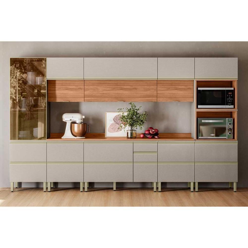 Armário Aéreo P- Cozinha Proença C- 2 Portas Basculante 60cm Nogueira-carbono Prime Tx - Demóbile - 6