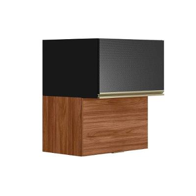 Armário Aéreo P- Cozinha Proença C- 2 Portas Basculante 60cm Nogueira-carbono Prime Tx - Demóbile