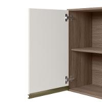 Armario Aereo 1p Mdf 40 Cm Kali 12202 Carvalho Toq Off White Cetim Nicioli Carvalho Toq Off White Cetim - 5