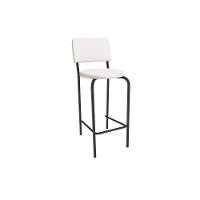 Banqueta Sala De Jantar Capri 1b715prf Aço 1 Un Preto-ano Branco - Kappesberg - 1