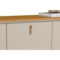Buffet De Sala Jantar Aura C- 3 Portas Tauari-off White Fosco - Linea Brasil - 5