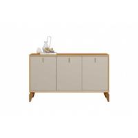 Buffet De Sala Jantar Aura C- 3 Portas Tauari-off White Fosco - Linea Brasil - 6