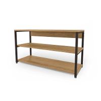 Armário Sapateira Casal Industrial Li020 C- 2 Prateleiras Canela-branco - Kappesberg - 3