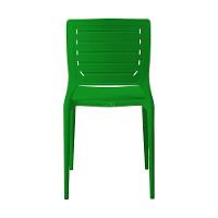 Cadeira Empilhável Saturno Verde Em Polipropileno Acrilys - 4