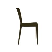 Cadeira Empilhável Urano Bronze Em Polipropileno - 2